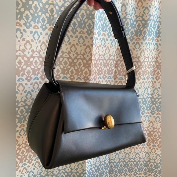 NWT Jil Sander Almond Medium Leather Shoulder Bag - Picture 9 of 16